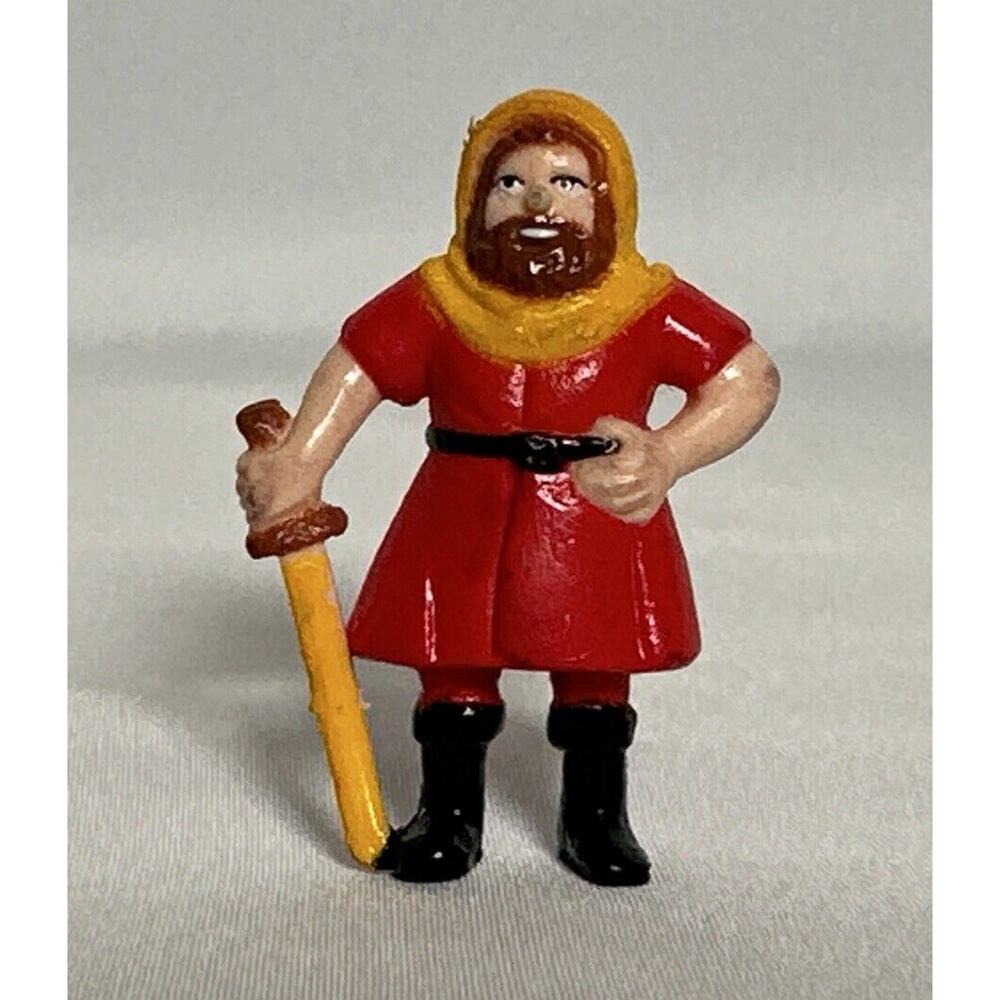 Soma Knight Red With Yellow Sword Figurine Excellent Condition